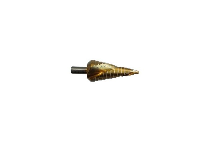 Stepped drill conical cut